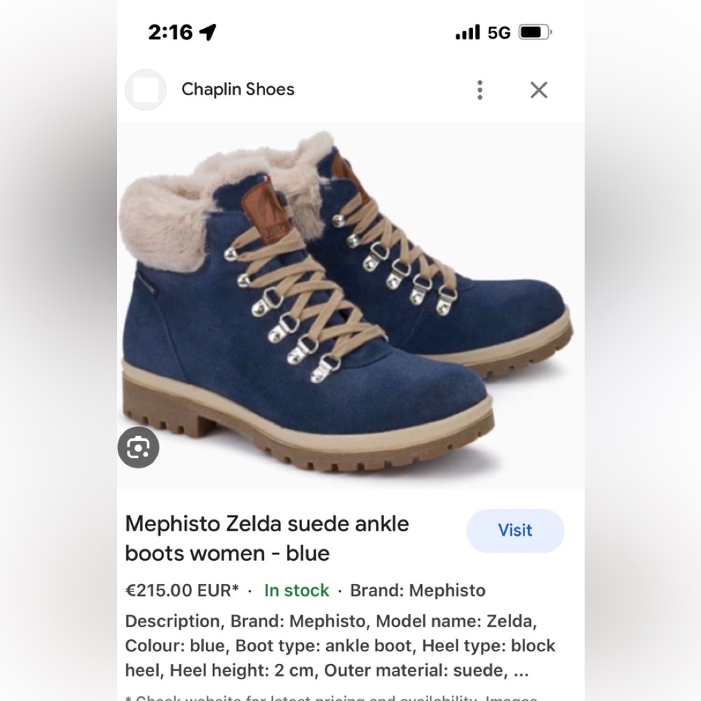 Mephisto Zelda Water Resistant ankle boots(Women)